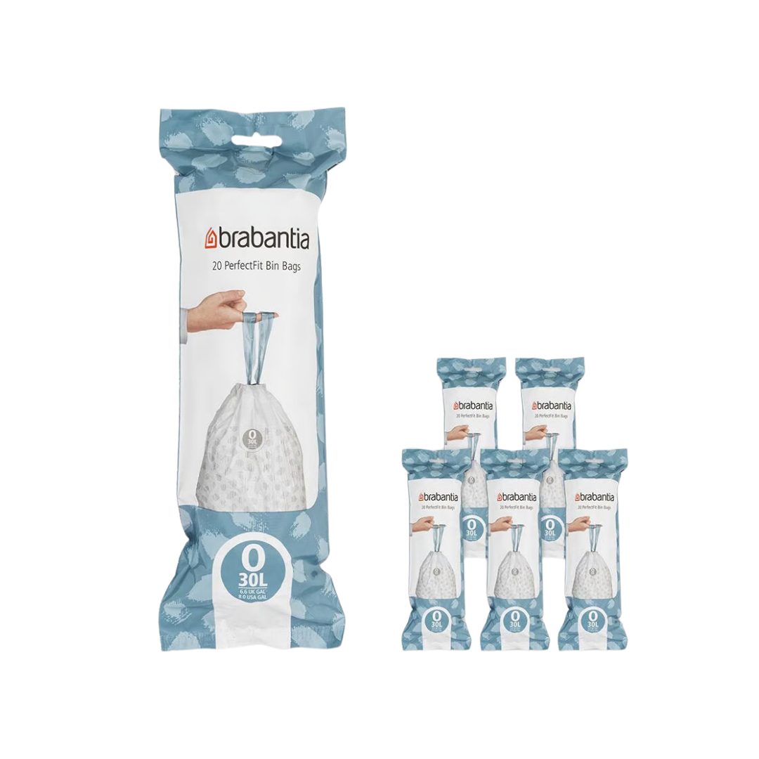Brabantia Müllbeutel PerfectFit Müllbeutel 30 L (O) 120 Stk