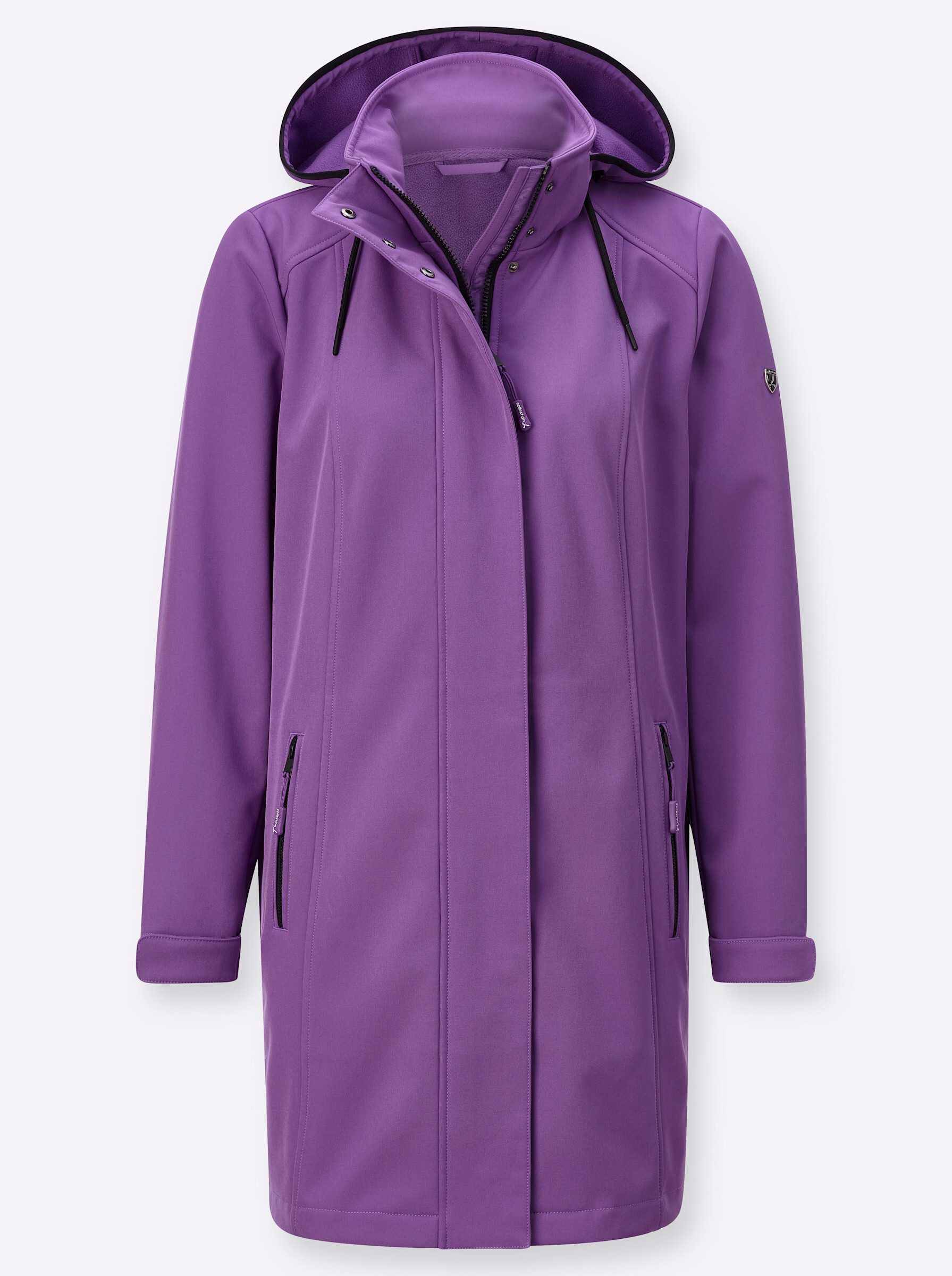 Allwetterjacke Softshell-Longjacke Langarm
