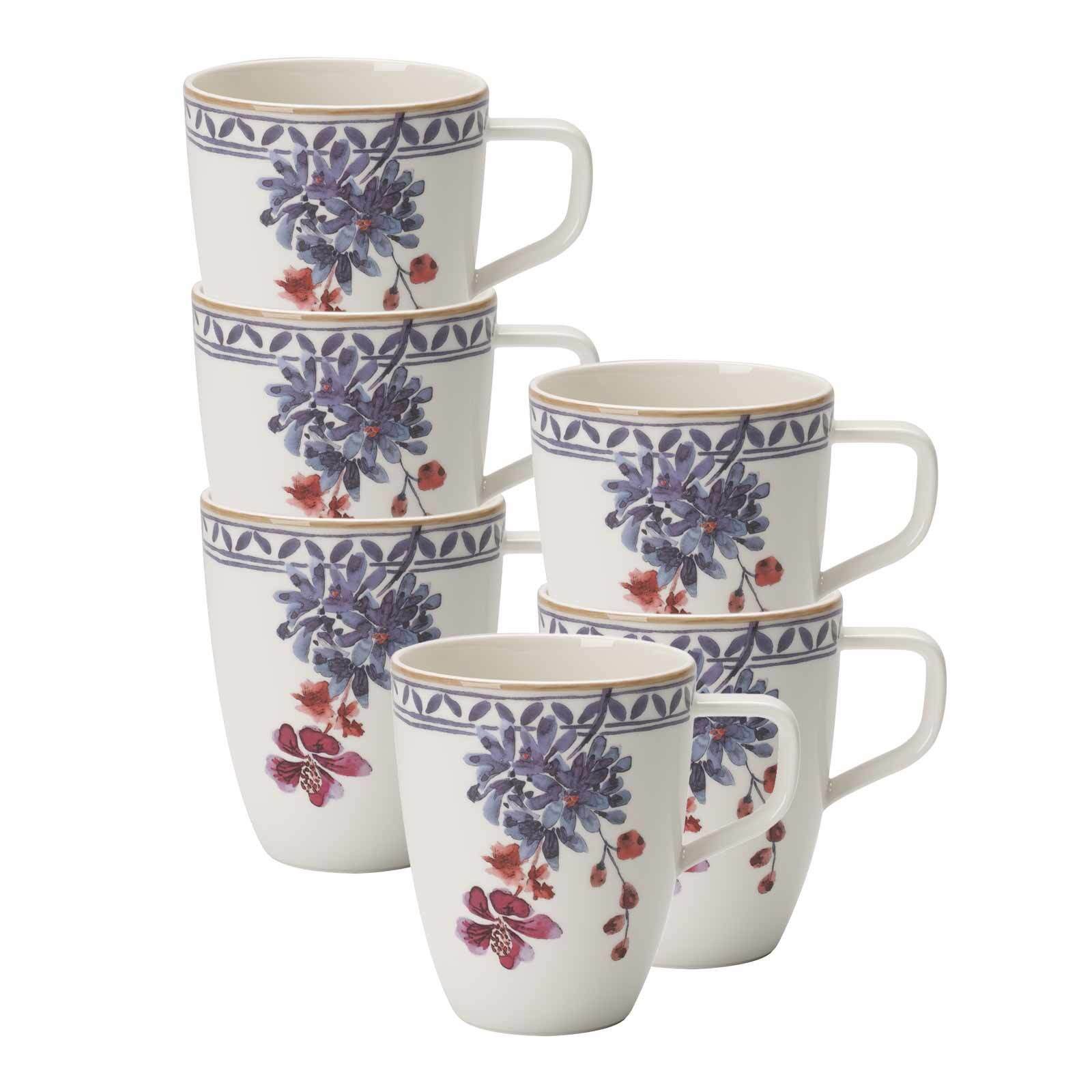 Villeroy & Boch Becher Artesano Provençal Lavendel Becher mit Henkel, Porzellan