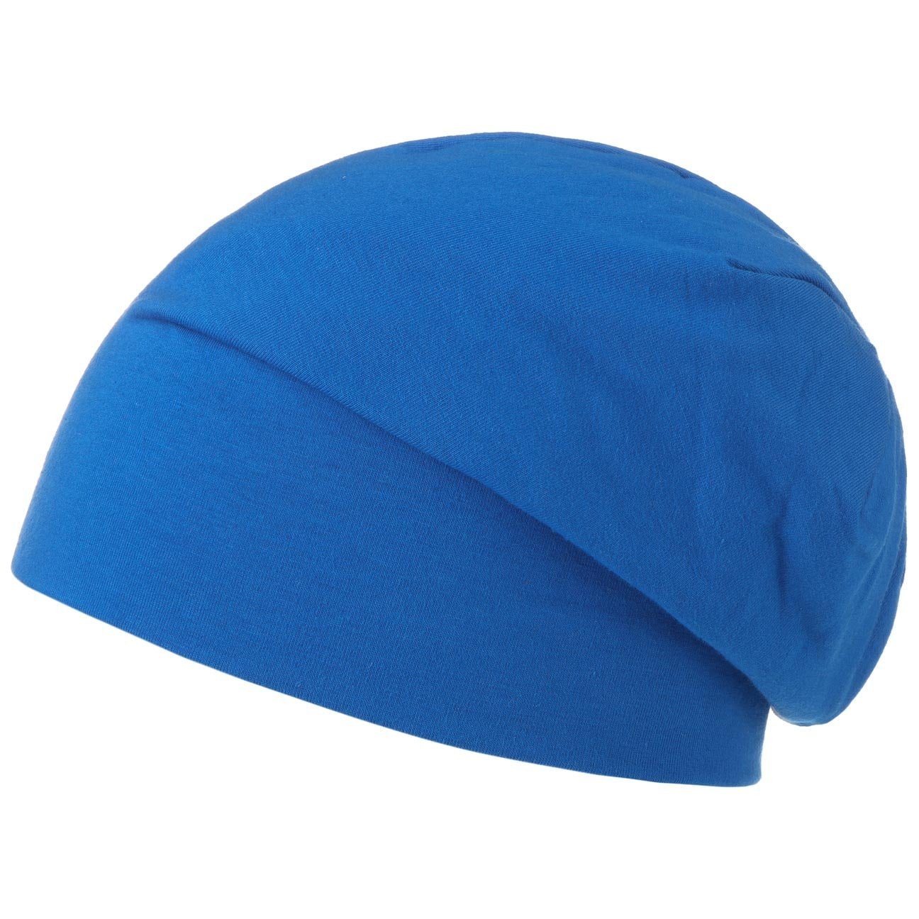 Atlantis Beanie (1-St) Sommermütze Oversize royalblau