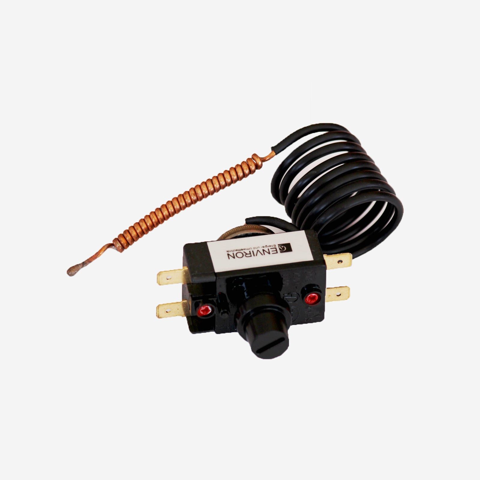 ganz24 Thermodetektor Sicherheitstemperaturbegrenzer 95°C STB 80cm Kapillar, Für Kessel und Holzvergaser
