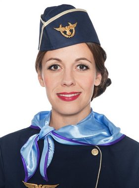 Maskworld Kostüm Stewardess Uniform Kostüm, Vierteiliges Kostüm für Flugbegleiterinnen von MASKWORLD