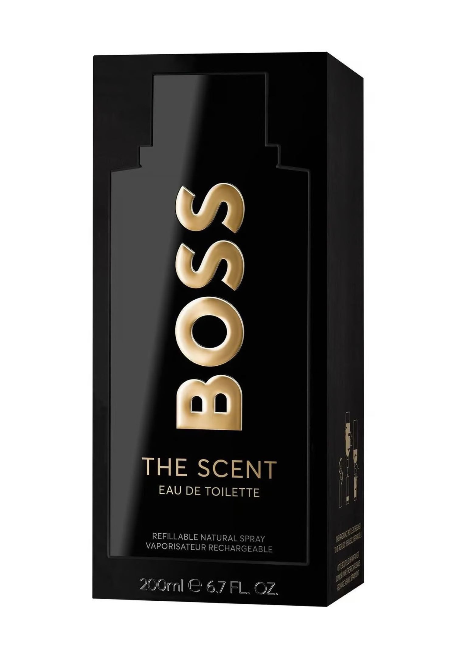 BOSS Eau de Toilette THE SCENT For Him, Eau de Toilette Refillable, Männerduft, nachfüllbar