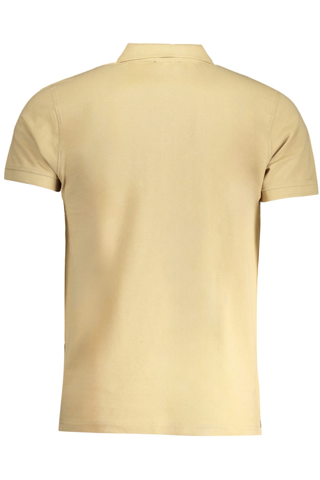 Cavalli Class Poloshirt Elegantes Herren-Poloshirt Beige mit Druck und Logo