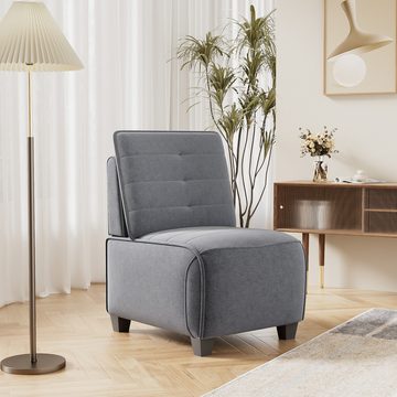 Merax Sessel unendlich erweiterbar (1-St), Sofaelement mit Rücken, Sofa-Modul, Sitzelement, Loungesessel