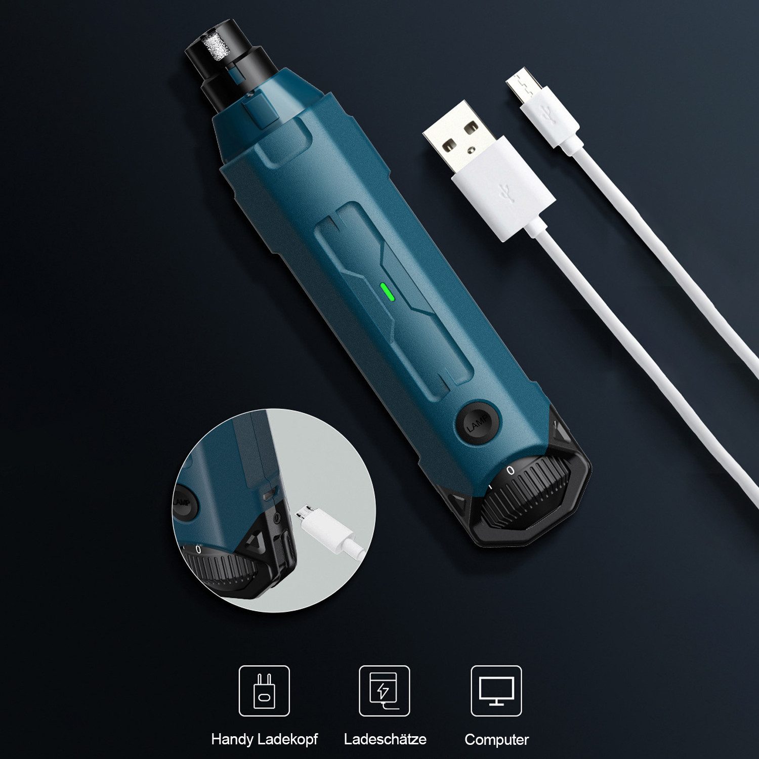 MODFU Krallenschleifer Elektrischer Nagelfeile Nagelschleifer Tierkrallensc günstig online kaufen