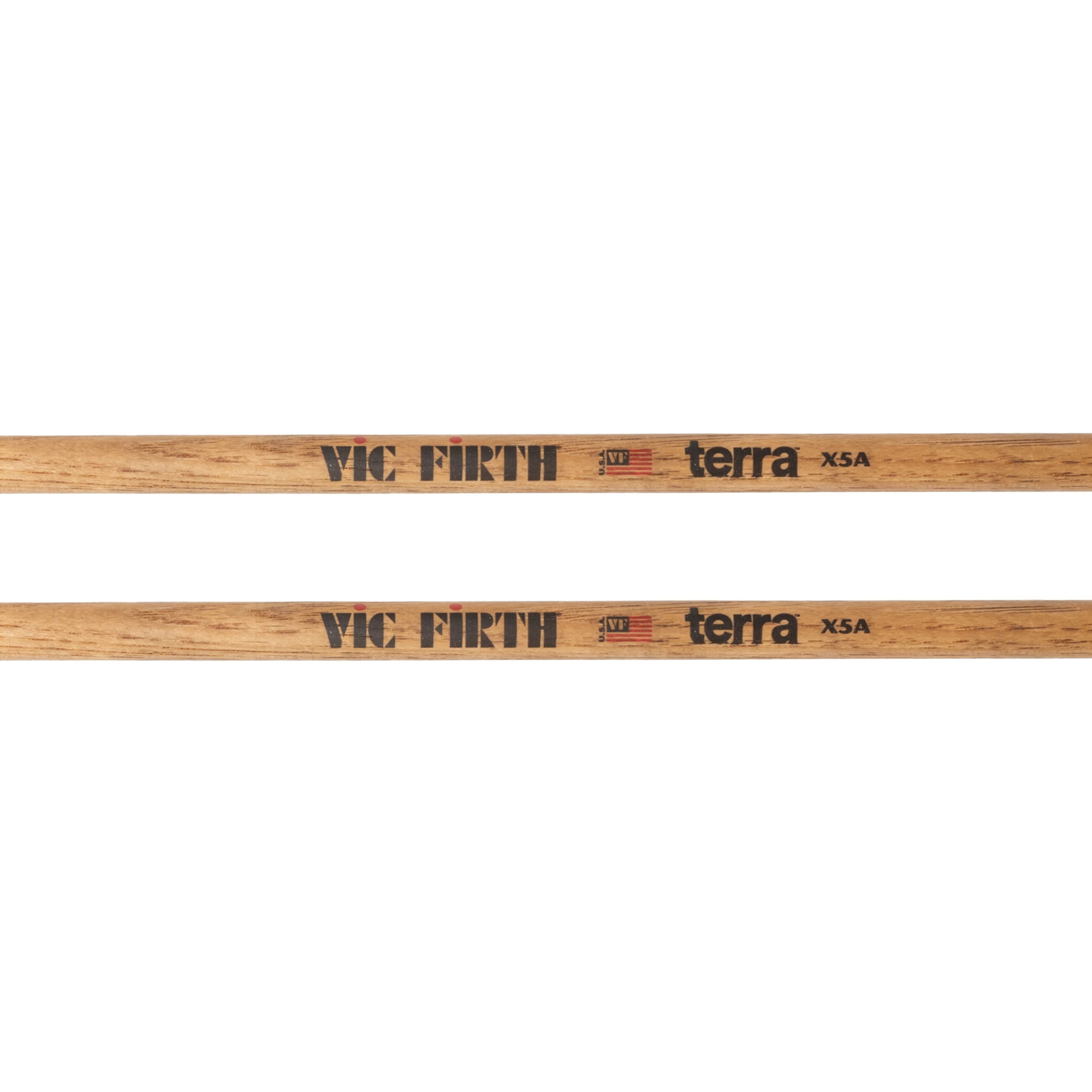 Vic-Firth Drumsticks (Sticks, Beater und Mallets, Drumsticks Holztip), Terra X5AT Extreme 5A Sticks - Drumsticks