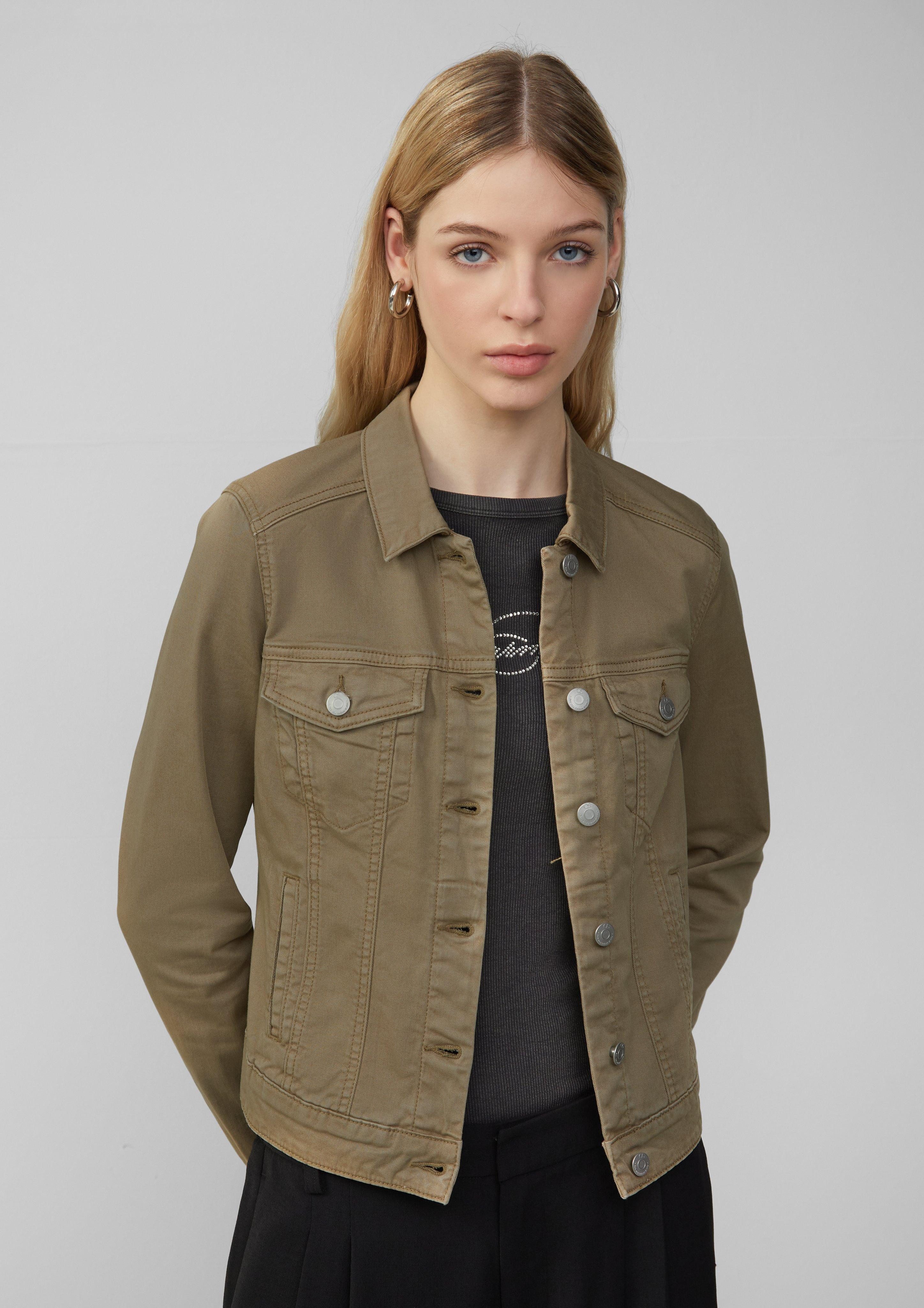QS Outdoorjacke Jeansjacke im Slim Fit günstig online kaufen