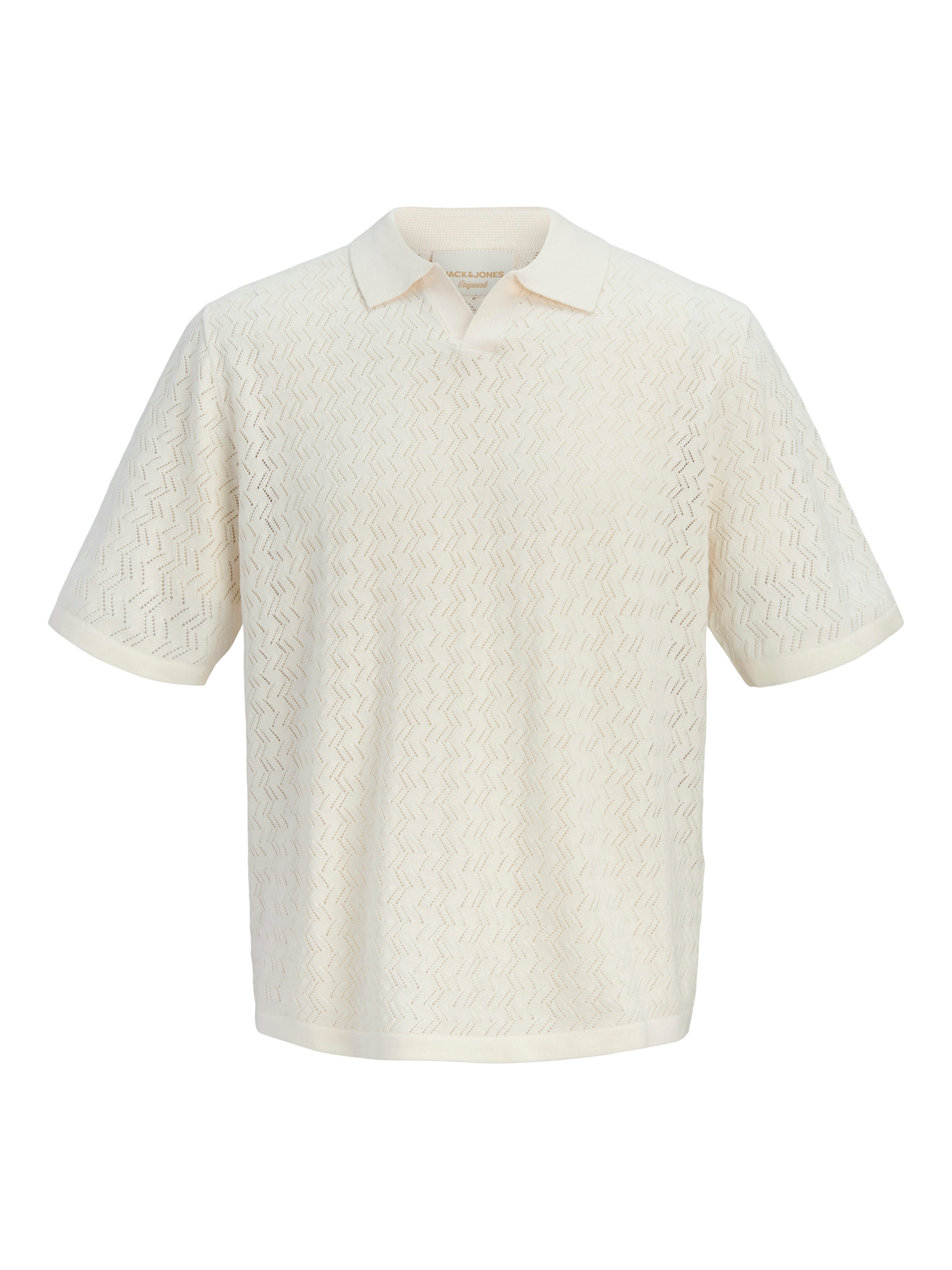 Polokragenpullover JORTYLER KNIT SS SPLIT NECK POLO SN
