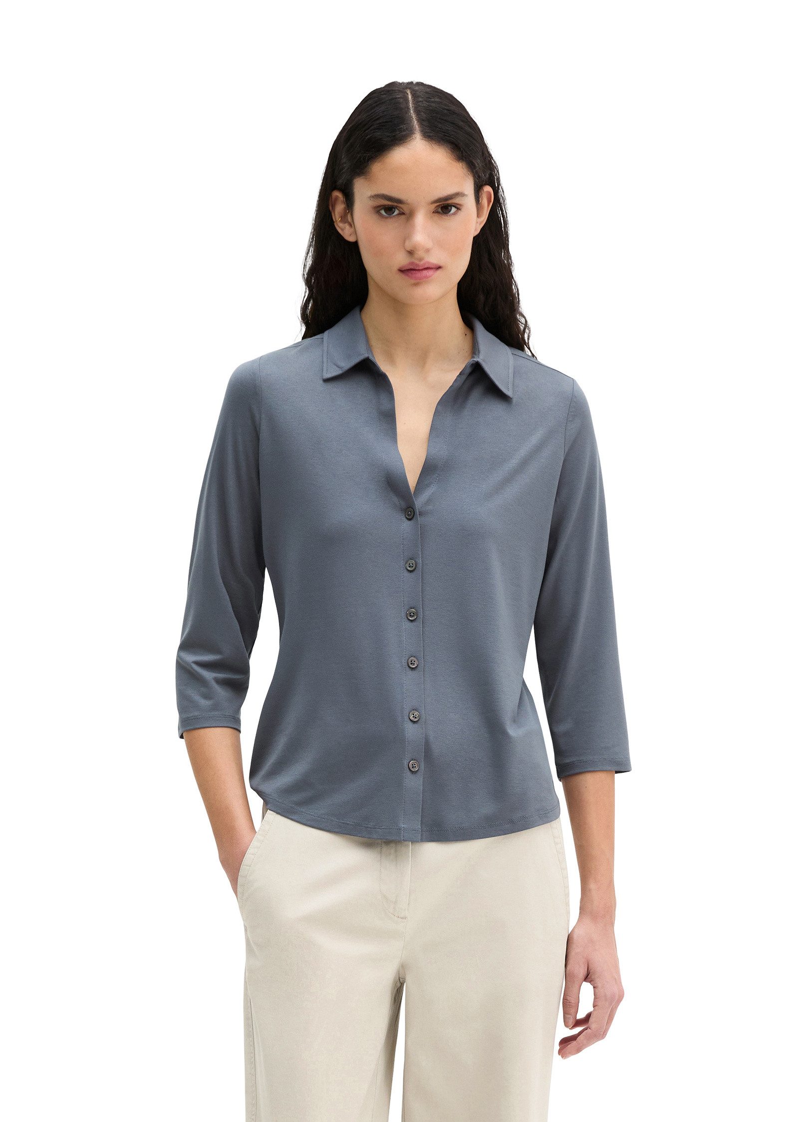 Marc O'Polo Blusenshirt aus LENZING™ ECOVERO™ günstig online kaufen