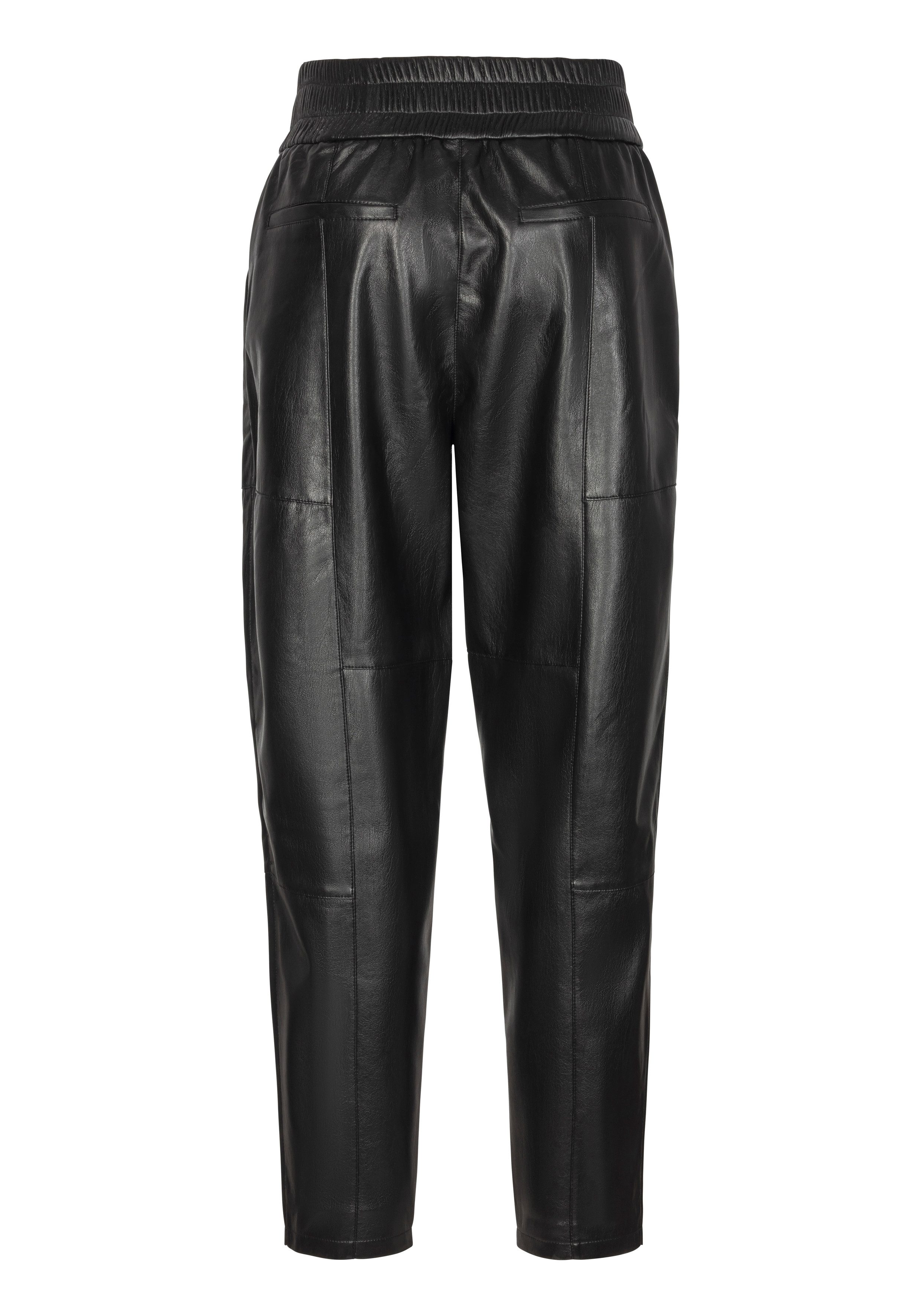 BOSS ORANGE Lederimitathose Taiya2 Premium Damenmode günstig online kaufen