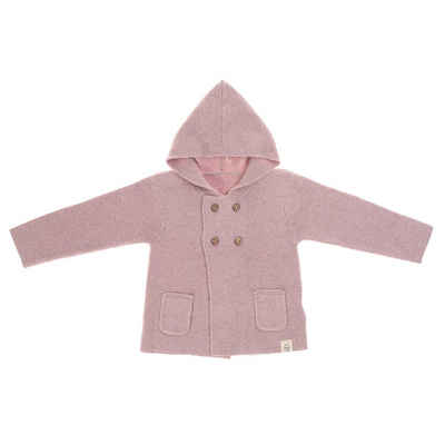 LÄSSIG Kapuzenstrickjacke Lässig Jacke für Ihr Baby - Knitted Hoodie GOTS, Garden Explorer
