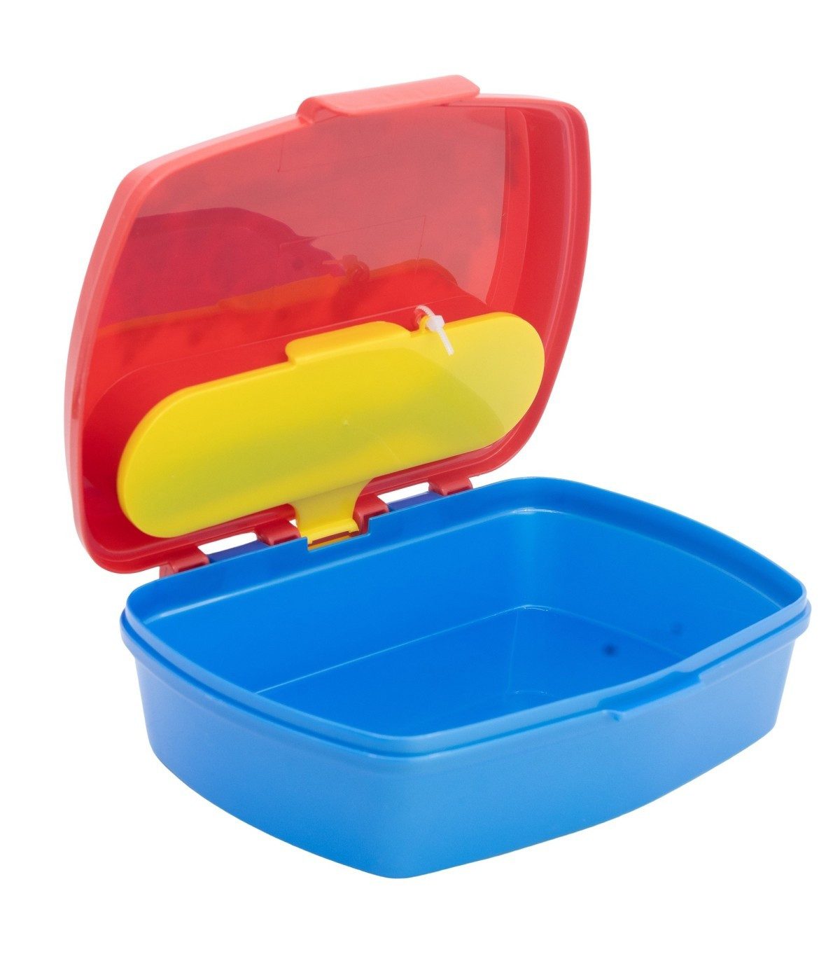 Spiderman Lunchbox Sandwichbox mit Besteck Kinder Brotdose Lunchbox, Polyethylen
