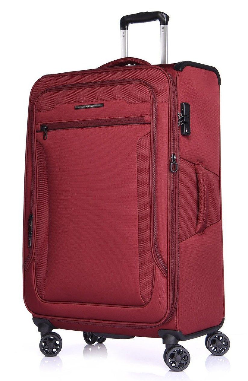 Verage Weichgepäck-Trolley Toledo Reisekoffer, S/M/L, 4 Rollen, Weichschale, erweiterbar, TSA-Schloss Trolley