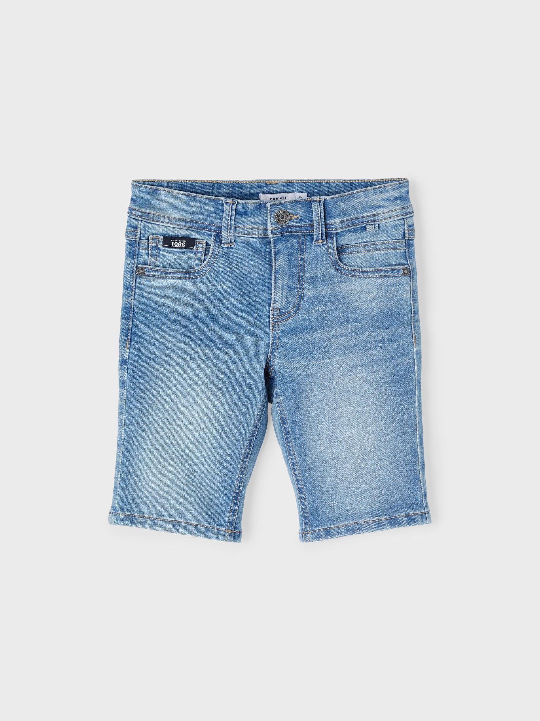 Name It Jeansshorts Jungen Jeans kurz im Used-Look