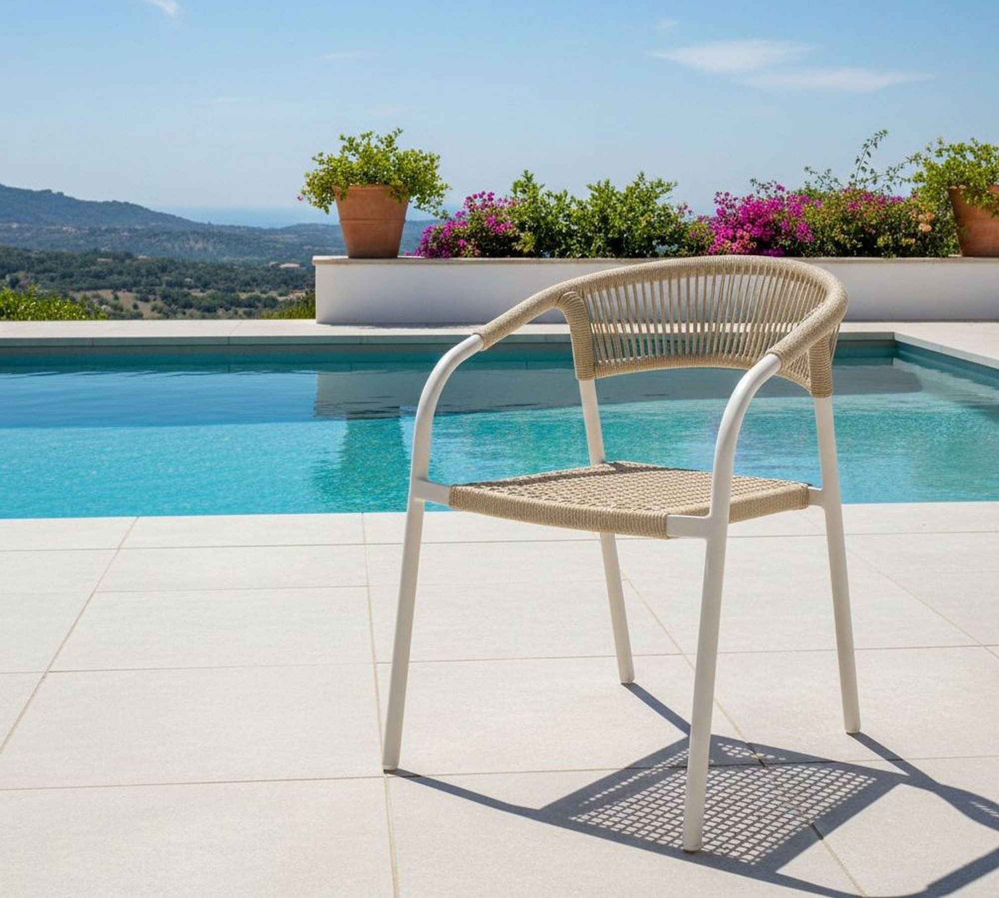 Lesli Living Gartenstuhl Lesli Living Stapelstuhl Nagano Beige