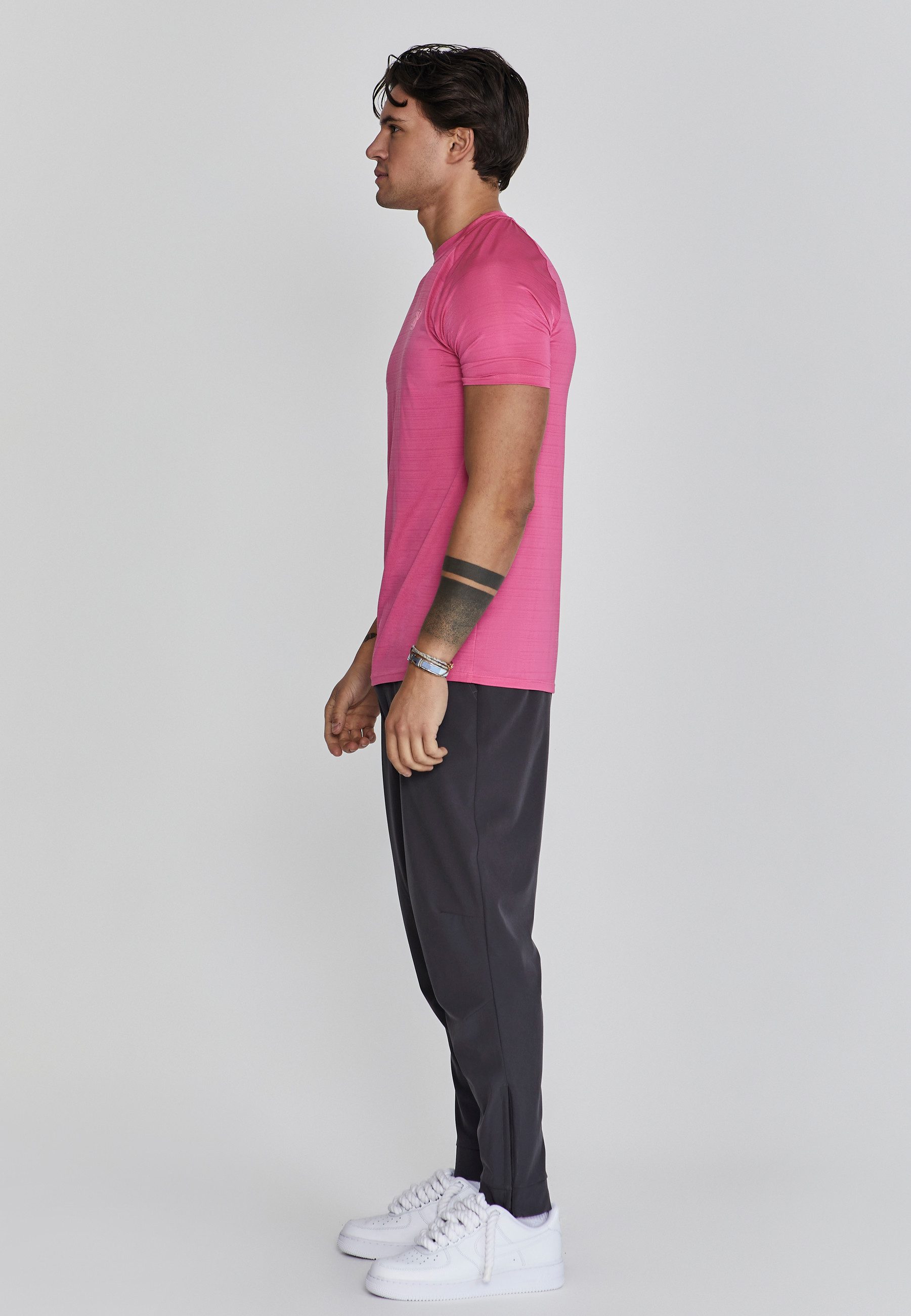 Siksilk T-Shirt SikSilk Herren Pink Muscle günstig online kaufen