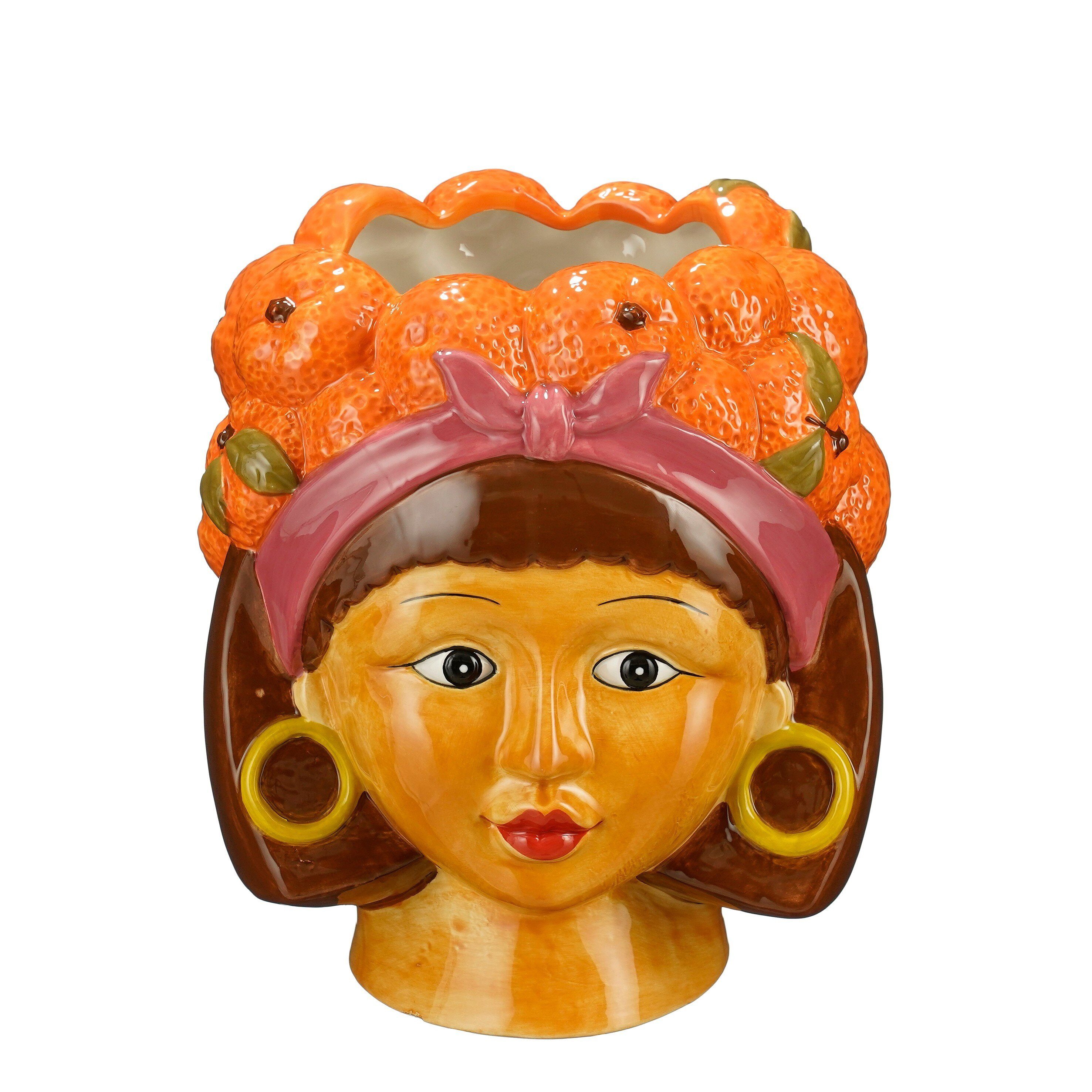 Mica Decorations Blumentopf Mica Decorations Funny Topf orange - l20xb20xh22cm