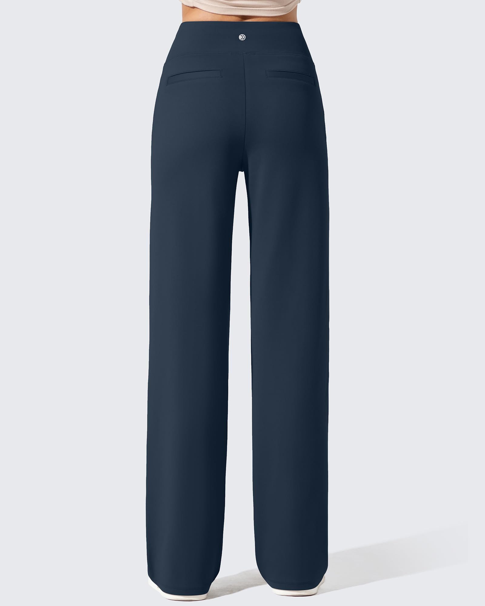 G4Free Palazzohose Damen Palazzohose Weites Bein Mit Taschen Jogginghose weites Bein, Winter-Arbeitshose, elegant, lässig