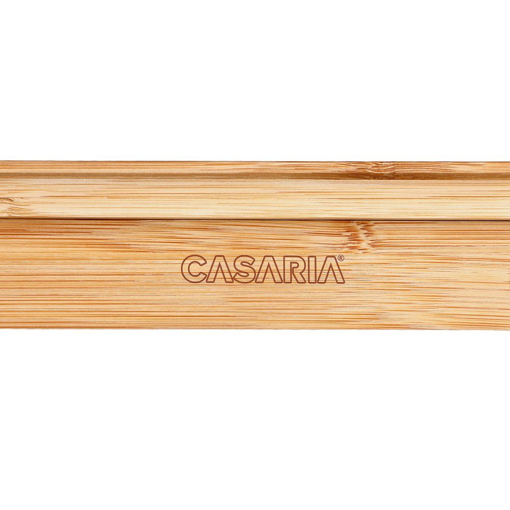 (1-St), Neigbar mit Casaria aus Schublade Lüftungslöcher Bambus und Höhenverstellbar Laptoptisch