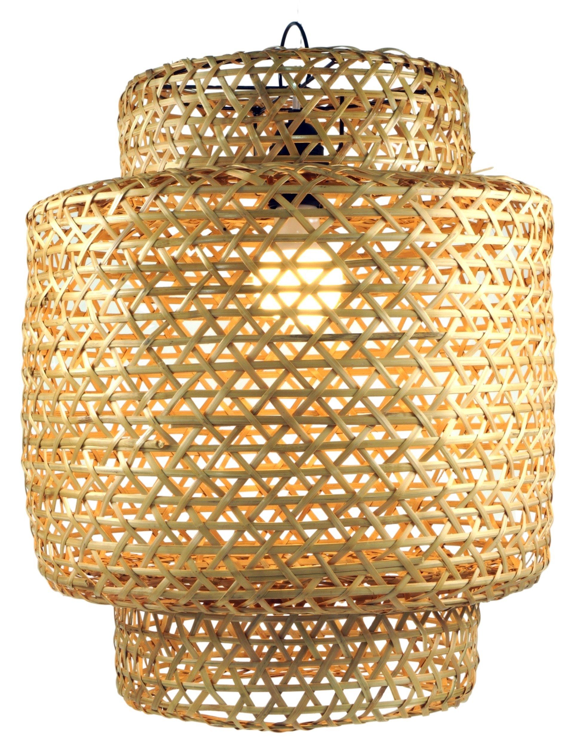 Guru-Shop Deckenleuchten Deckenlampe, in Bali handgemacht aus.., Leuchtmittel nicht inklusive Modell Royan