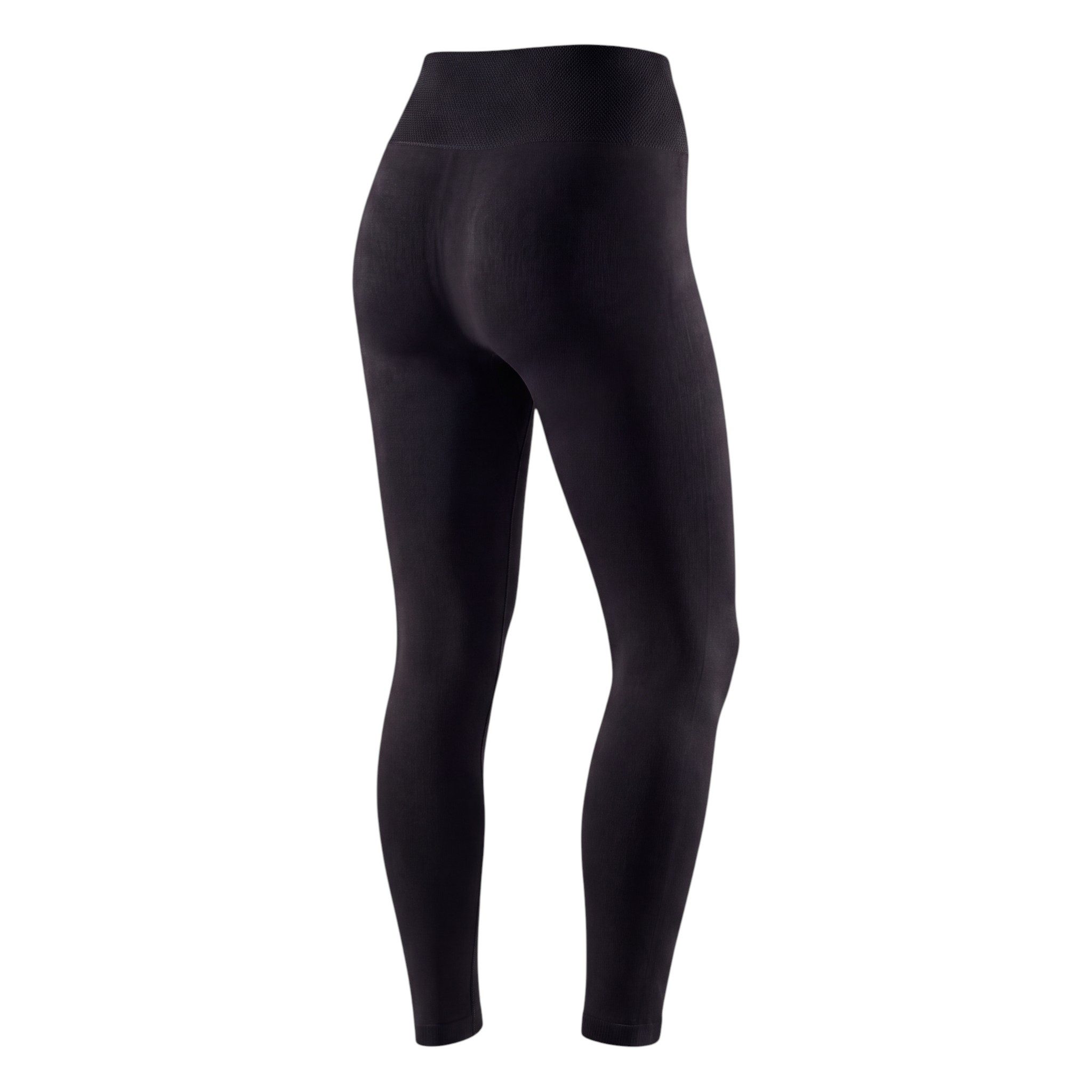 Aurela Damenmode Thermoleggings Damenleggings leicht angeraute Thermoleggings Skiunterwäsche mit breitem Komfortbund, innenseitig angeraut