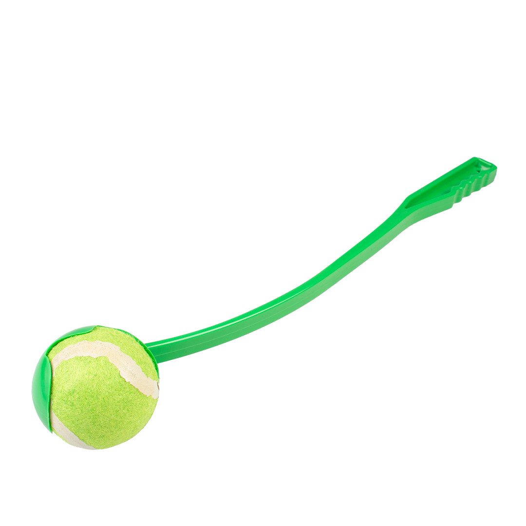 DUVO+ Tierball Duvoplus Tennisballwerfer - grün Länge: 50 cm