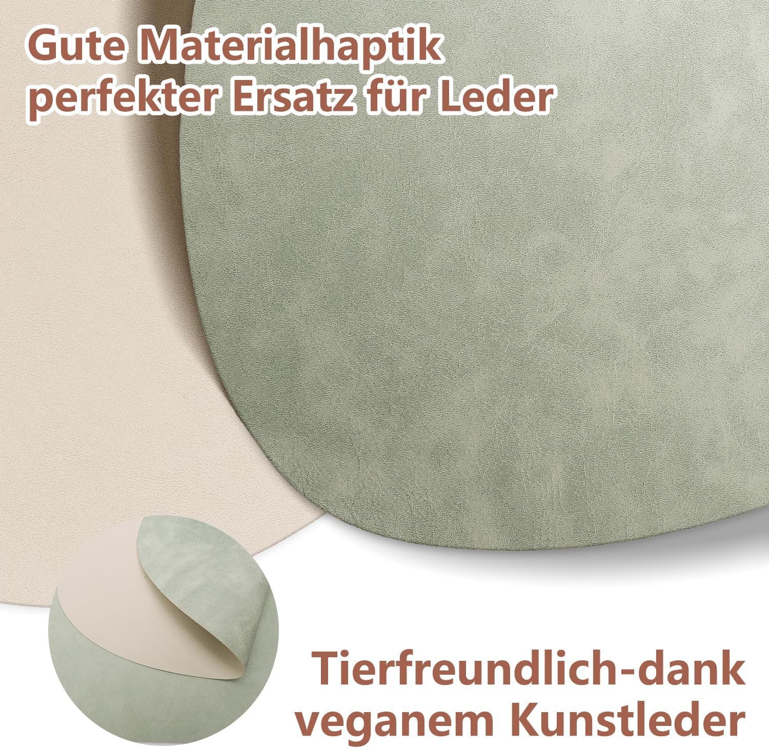 BlingBin Platzset Rutschfest Platzdeckchen Lederoptik 6er günstig online kaufen
