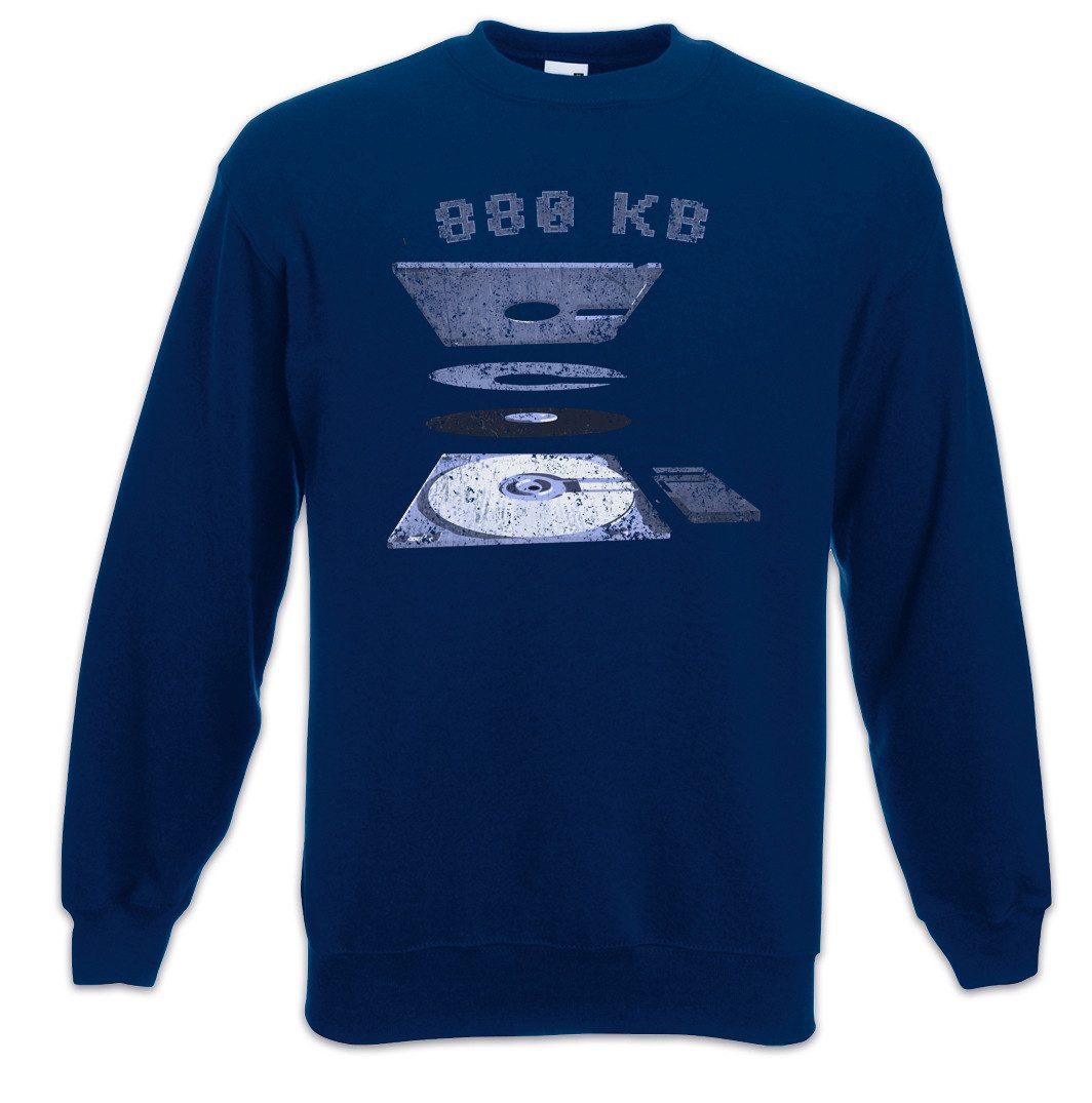 Sweatshirt Explosion 3.5 Floppy Disk Sweatshirt Retro Computer Commodore PC Amiga