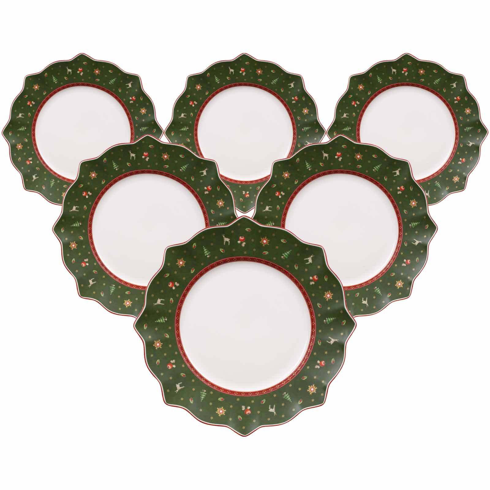 Villeroy & Boch Speiseteller Toy's Delight Speiseteller ø 28,4 cm 6er Set, (6 St)