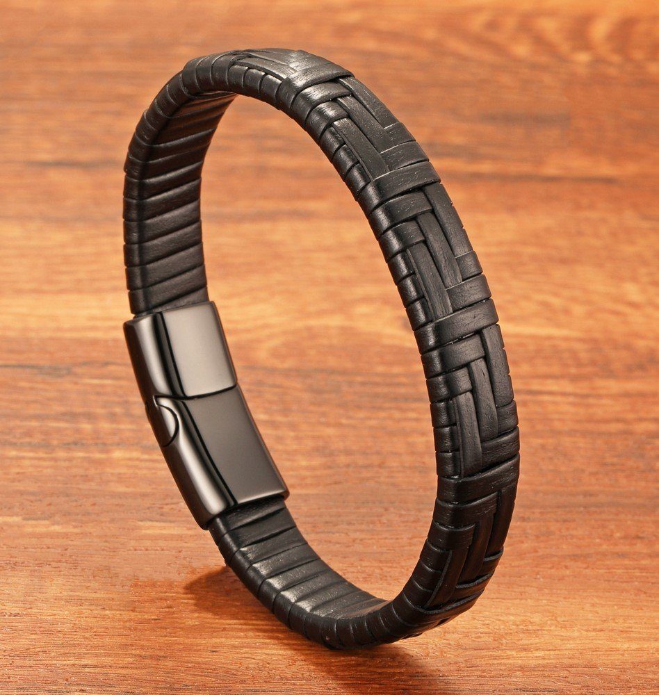 NAHLE Lederarmband Lederarmband Schmuck Geschenk Armband Leder Anlass Gebur günstig online kaufen