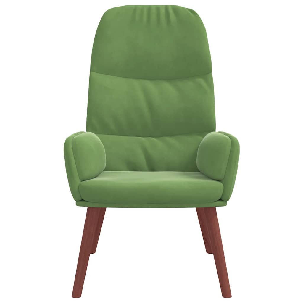 vidaXL Sessel Relaxsessel Hellgrün Samt (1-St) günstig online kaufen