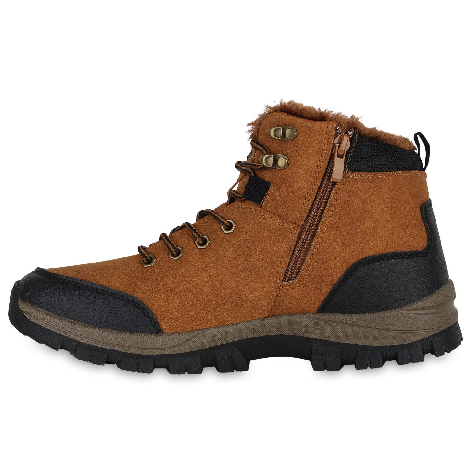 VAN HILL 840854 Winterstiefelette Herren Warm Gefütterte Outdoor Boots Bequ günstig online kaufen