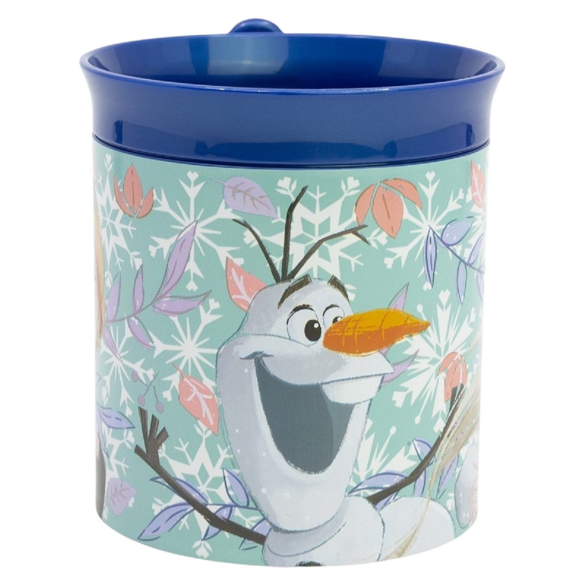 Disney Frozen Becher - Mikrowellengeeigneter Kunststoffbecher 400 ml – für Kinder, 1-tlg., robustes Material, besonders leicht