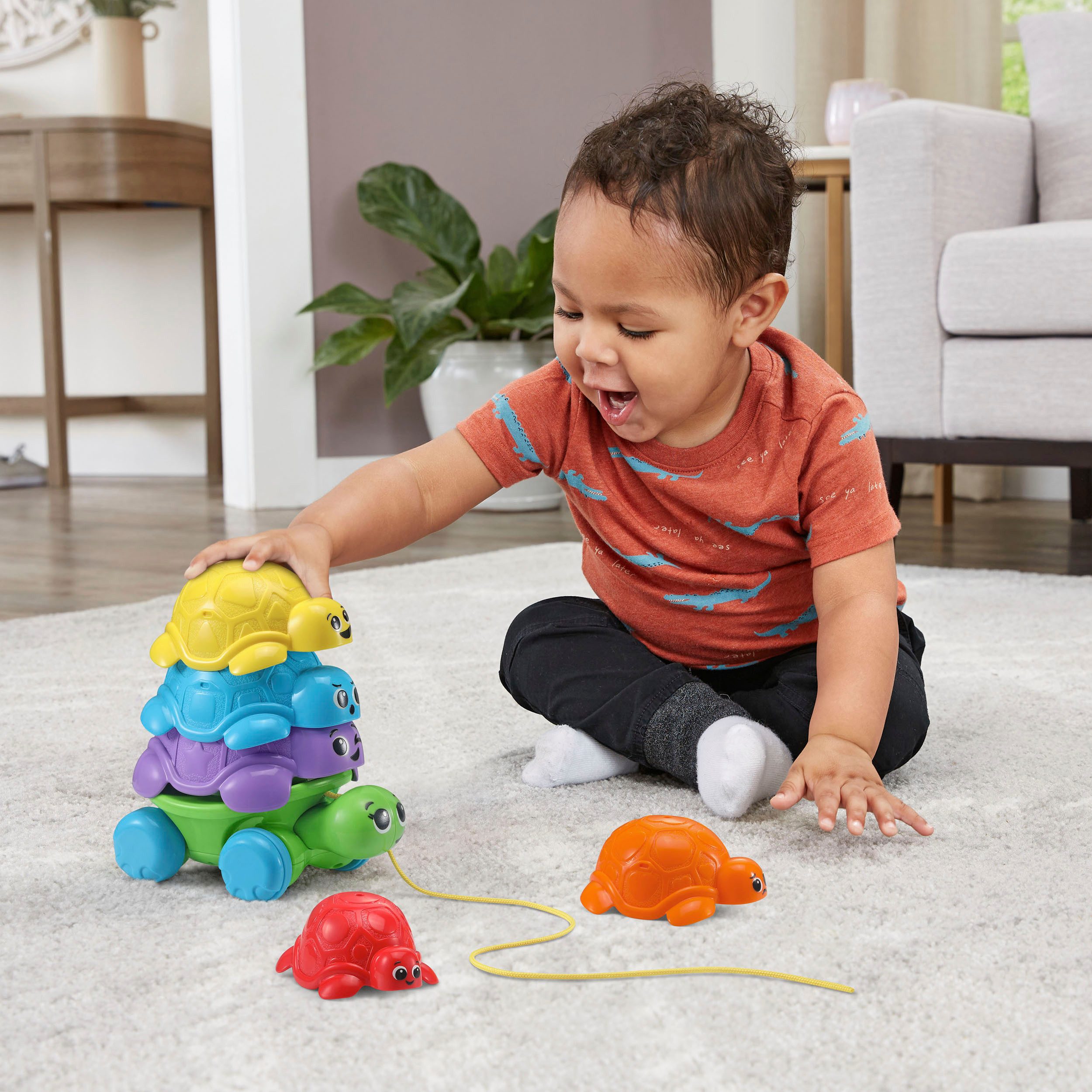 Vtech® Stapelspielzeug Stapelspaß-Schildkröte