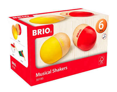 BRIO® Spielzeug-Musikinstrument Brio Babywelt Holz Musikinstrument Rasselei Set 2 Teile 30180