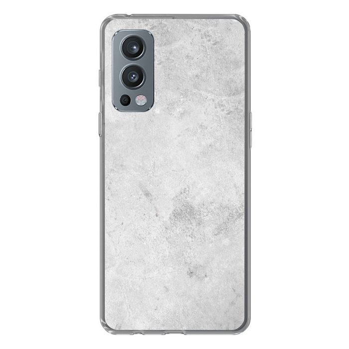 MuchoWow Handyhülle Marmor - Textur - Grau - Marmoroptik Phone Case Handyhülle OnePlus Nord 2 Silikon Schutzhülle