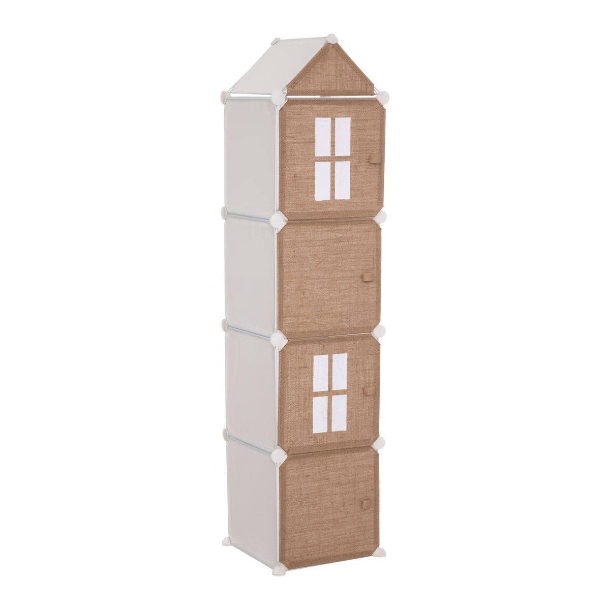 Atmosphera Créateur d'intérieur Standregal Spielzeugregal für Kinder HAUS, 34 x 140 cm