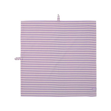 PiP Studio Geschirrtuch Geschirrtücher-Set Stripes Lila (65x65cm) (2-teilig)