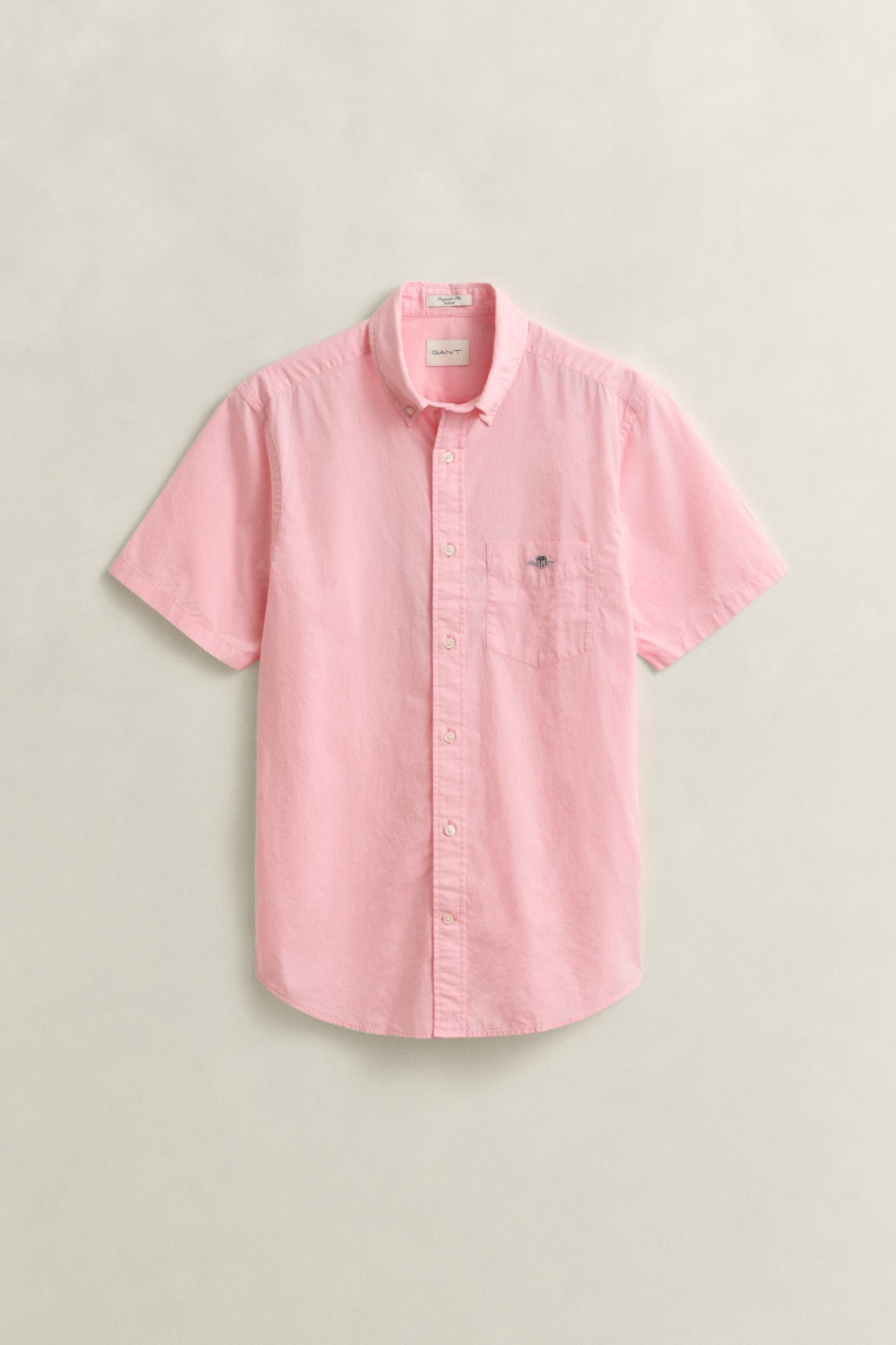 Gant Kurzarmshirt Kurzarmhemd Popeline - Regular Fit