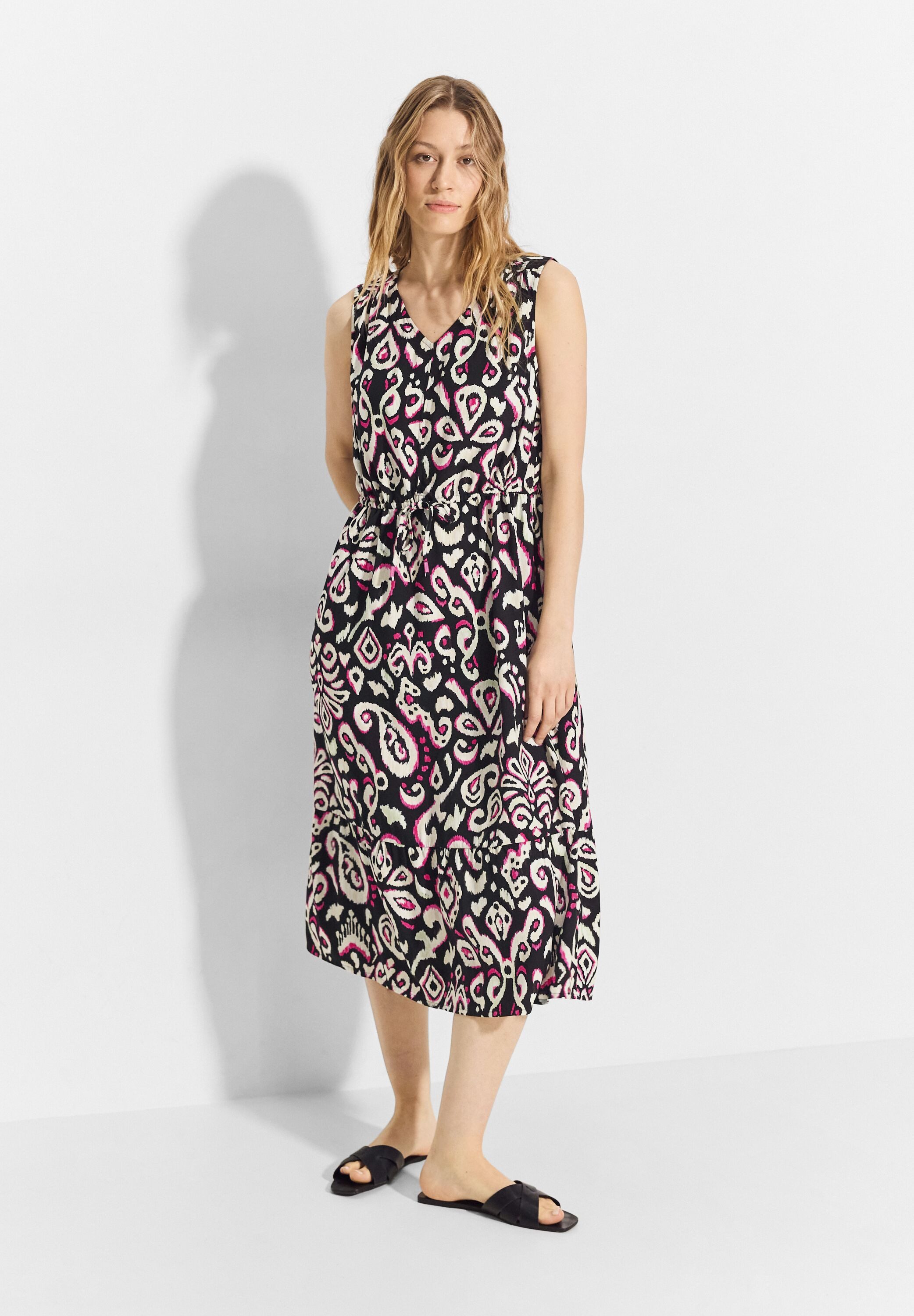 Cecil Midikleid mit All-Over Print