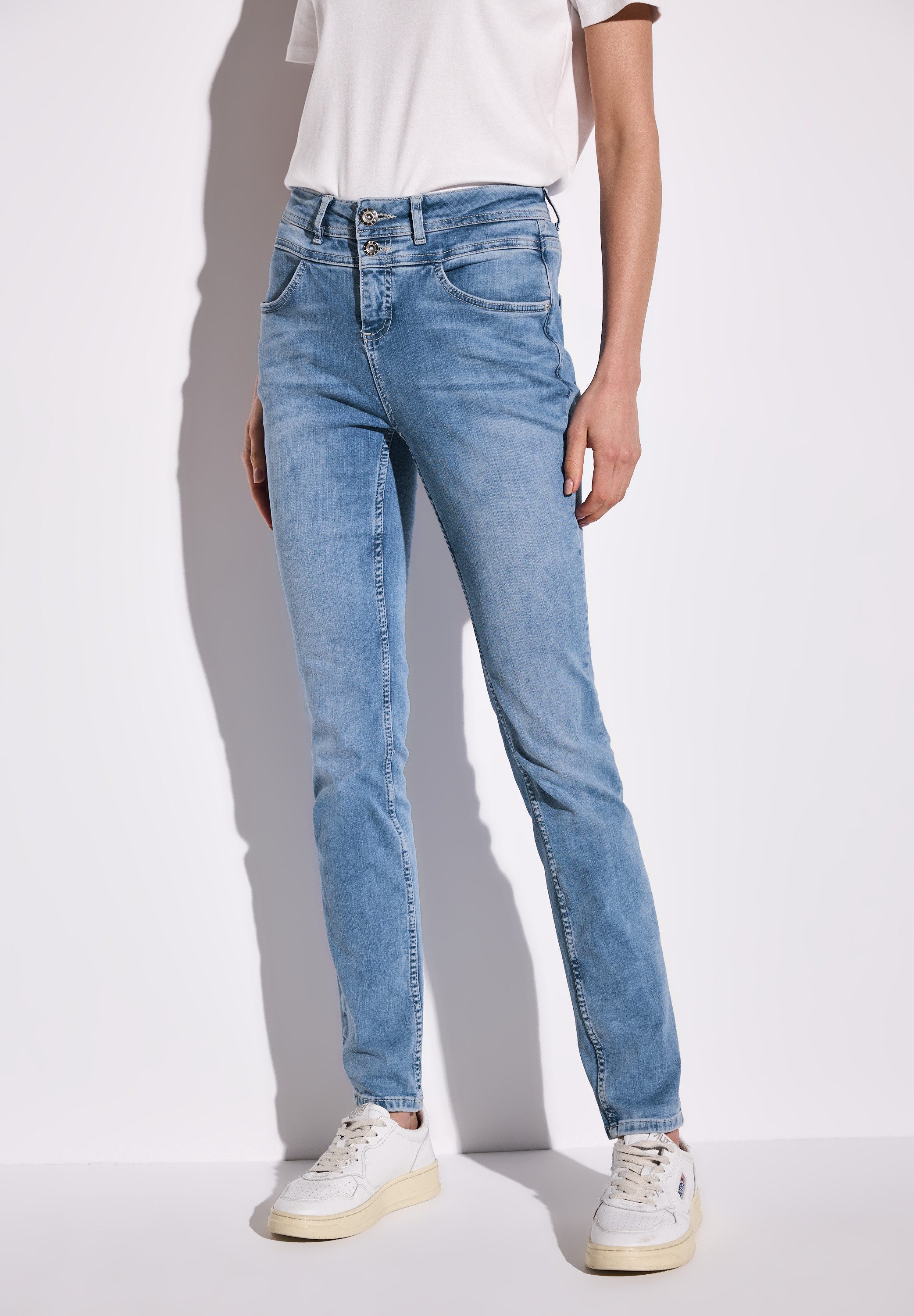 STREET ONE Comfort-fit-Jeans, High Waist günstig online kaufen