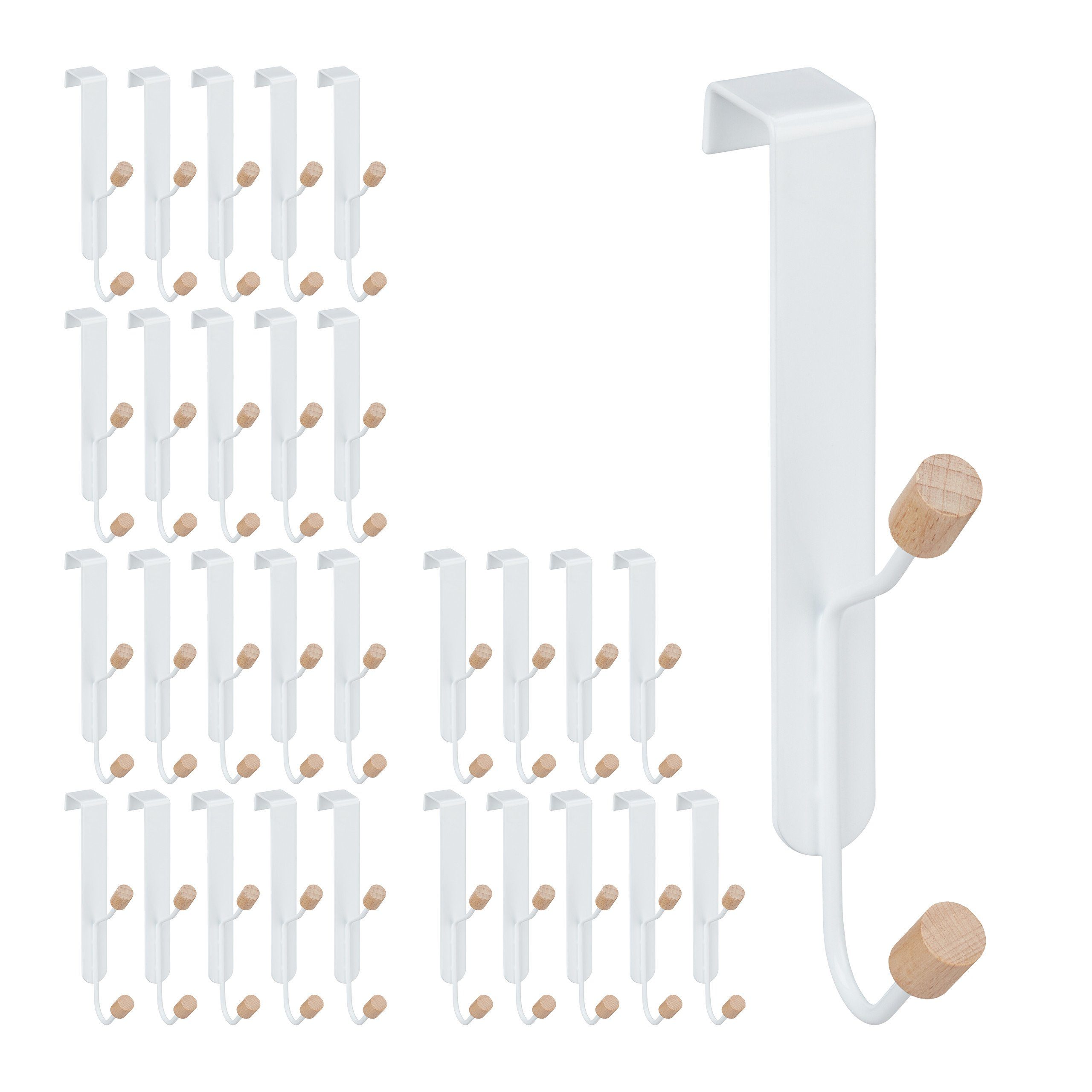 Türhaken 30 x Türhaken doppelt