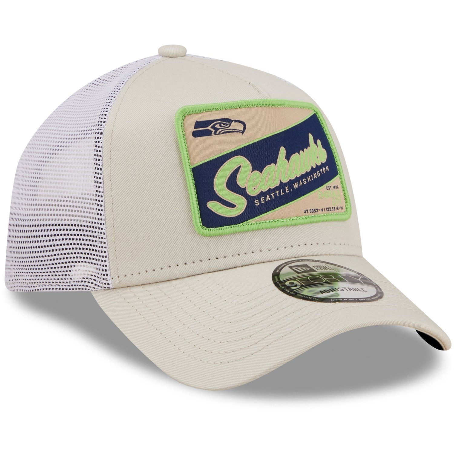 Seattle Cap Seahawks Trucker Trucker Era AFrame New