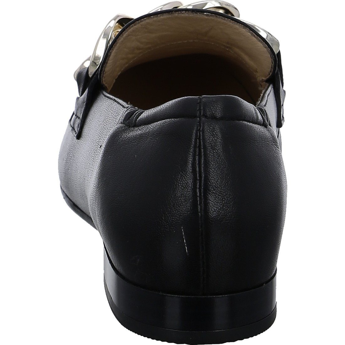 Schuhe, Damen Lyon Slipper Ara Ara - 048278 Slipper schwarz Glattleder