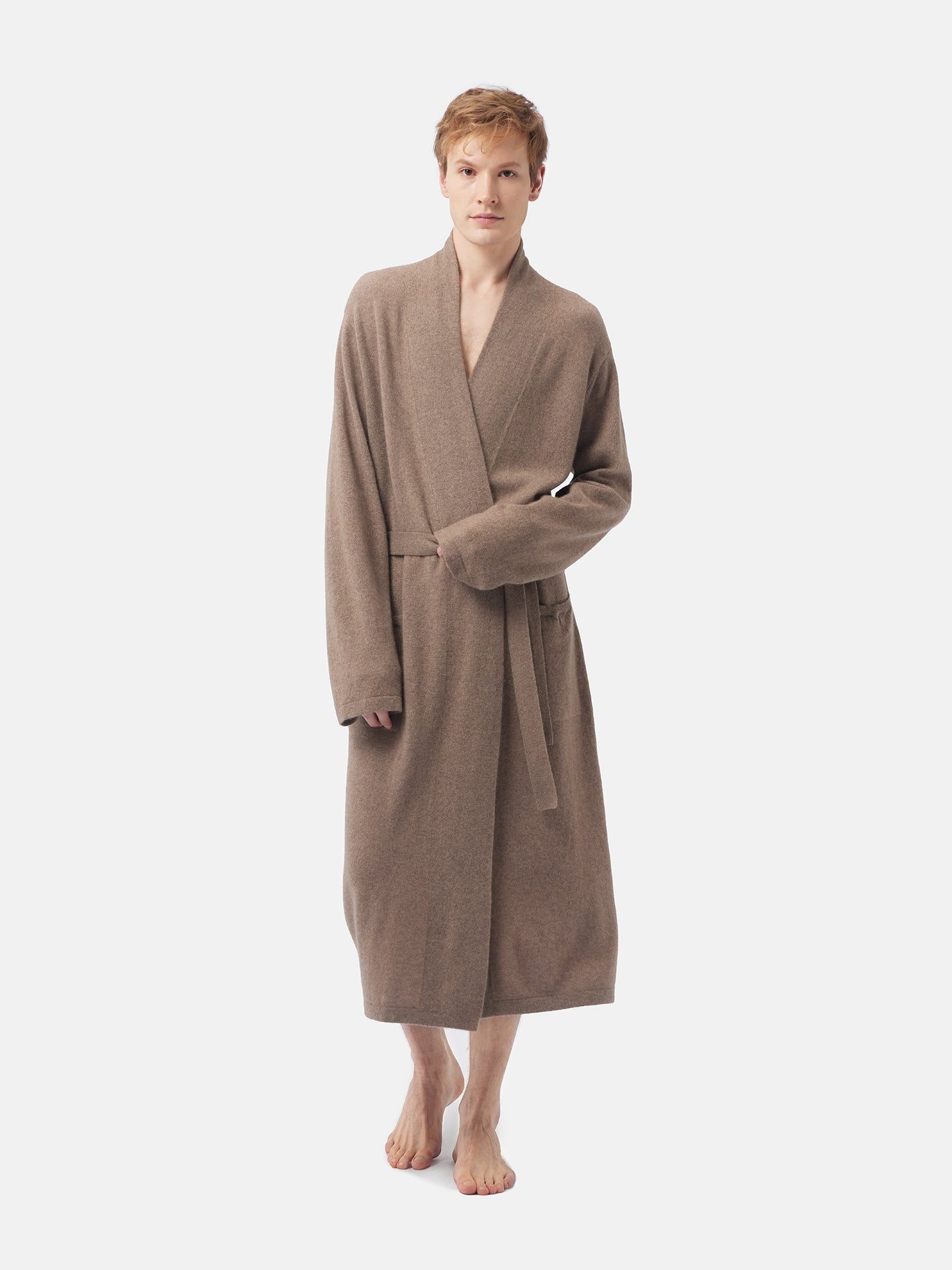 GOBI Cashmere Badeanzug Herren-Morgenmantel aus Kaschmir günstig online kaufen