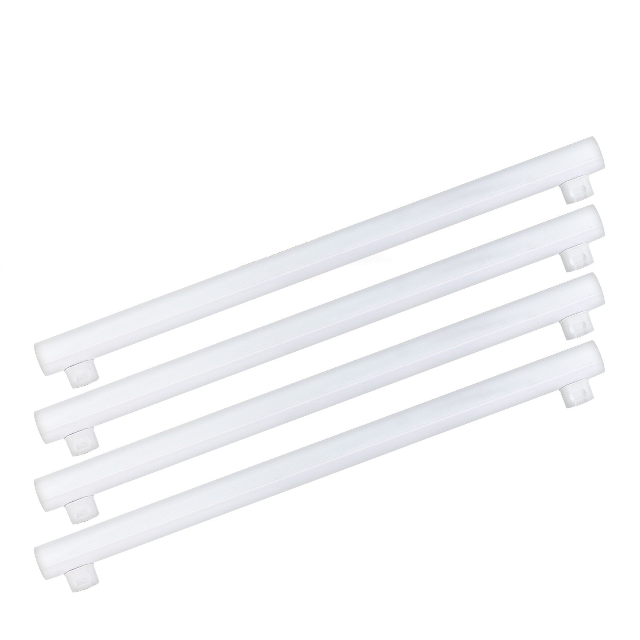 SEBSON LED-Leuchtmittel LED Lampe S14S 50cm 8w 880lm warmweiß, Linienlampe - 4er Pack, 4 St.