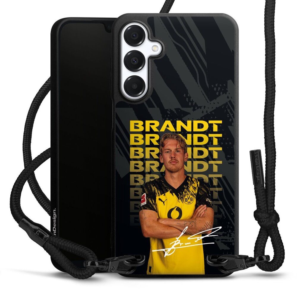 DeinDesign Handyhülle Borussia Dortmund Julian Brandt BVB Julian Brandt 25/26, Samsung Galaxy A16 5G Premium Handykette Hülle mit Band