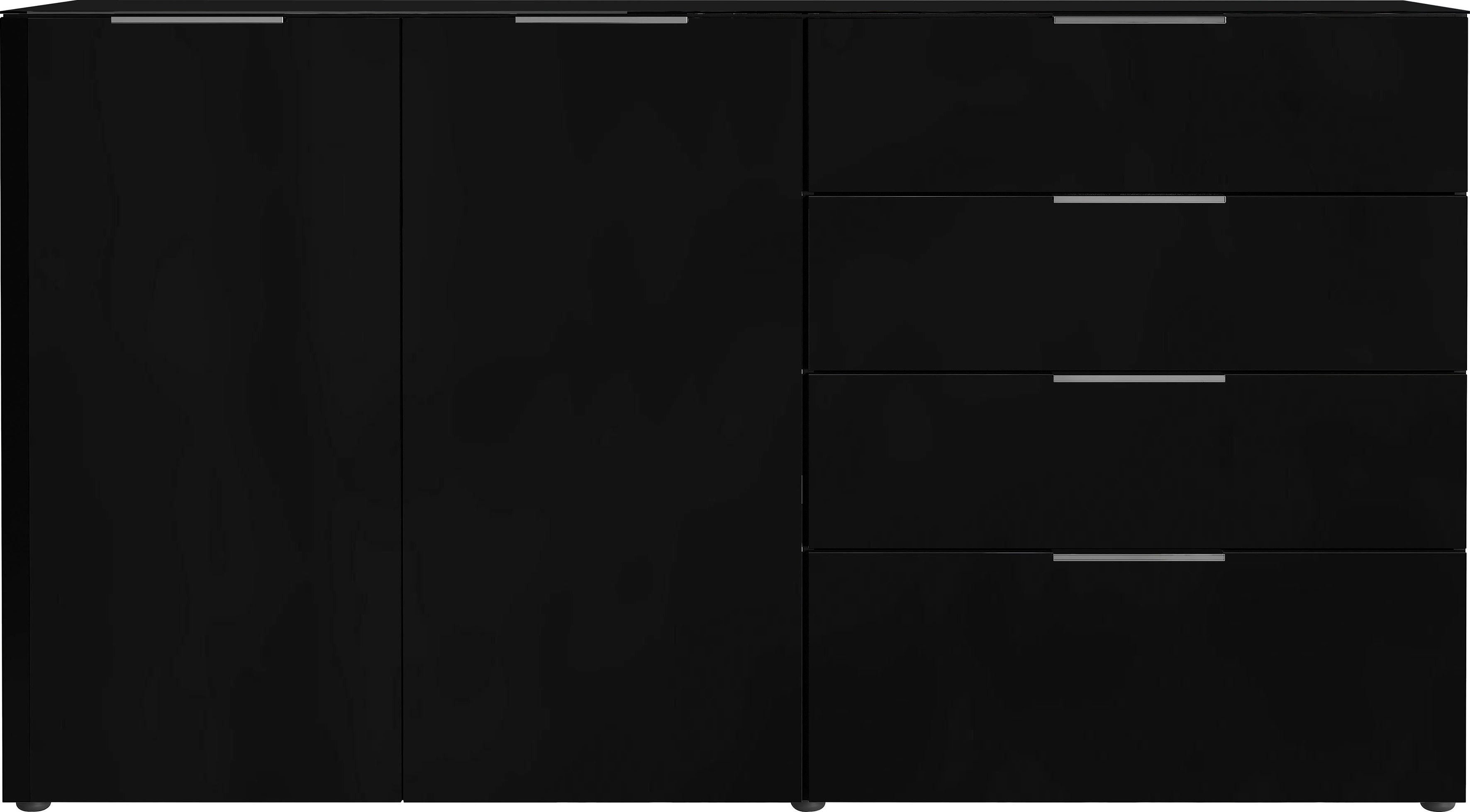 GERMANIA Sideboard "Oakland", in 2 Breiten, Fronten und Oberboden mit Glasa günstig online kaufen