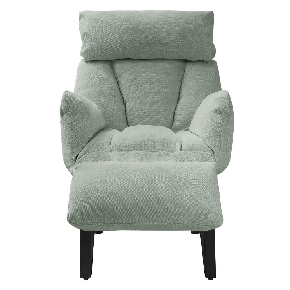 ML-DESIGN Loungesessel Wohnzimmersessel mit Armlehnen Fußablage Seitentasch günstig online kaufen